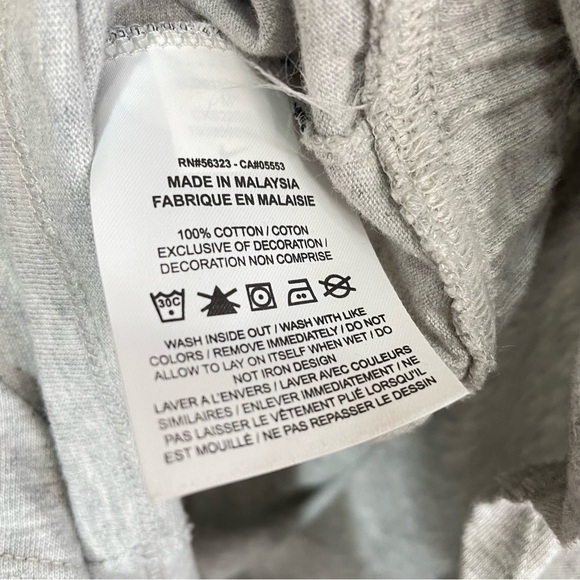 Nike Grey Sleeveless Cotton Striped Romper Size Womens Medium Retail $65 - Picture 8 of 9